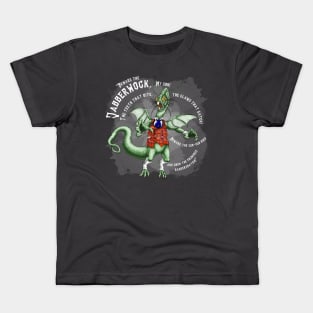 Jabberwocky-wh Kids T-Shirt